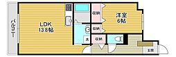 セレノスクエア 1LDKの間取図画像