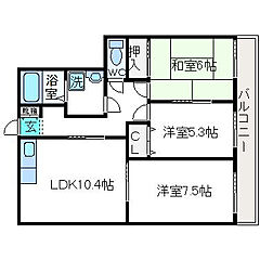 物件の間取り