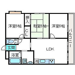 ピアグランデ 3LDKの間取図画像
