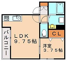 福岡県北九州市八幡西区熊西1丁目（賃貸アパート1LDK・1階・33.12㎡） その2