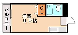 シャルム南八千代 ワンルームの間取図画像