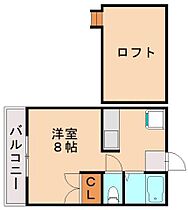 モンソレイユ日吉台  ｜ 福岡県北九州市八幡西区日吉台2丁目（賃貸アパート1R・2階・19.44㎡） その2