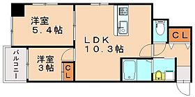 MDI　SERENO　JIYUGAOKA  ｜ 福岡県北九州市八幡西区藤原1丁目（賃貸マンション2LDK・10階・45.79㎡） その2