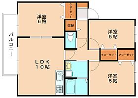 福岡県遠賀郡岡垣町野間3丁目（賃貸アパート3LDK・2階・62.05㎡） その2