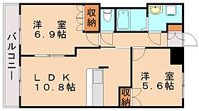 おおぞら  ｜ 福岡県北九州市八幡西区市瀬3丁目（賃貸アパート2LDK・2階・54.00㎡） その2