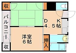 間取図画像 2K