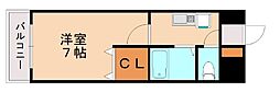 サンヒルズ八千代 1Kの間取図画像