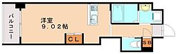 ウィングス西神原 ワンルームの間取図画像