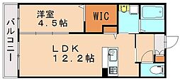 レジェンドハイムA棟 1LDKの間取図画像