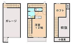 BELLACASA ワンルームの間取図画像