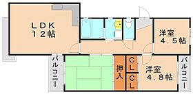 リヴィエール本城  ｜ 福岡県北九州市八幡西区御開3丁目（賃貸マンション3LDK・3階・62.04㎡） その2