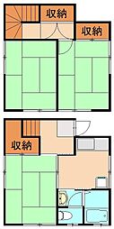 コーポ中山1 3Kの間取図画像