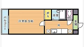 スタディハイツIII  ｜ 福岡県北九州市八幡西区医生ケ丘（賃貸マンション1K・7階・32.40㎡） その2