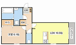 間取図画像 1LDK