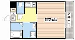 ハイツForYou.2 1Kの間取図画像