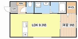 LEGARE SAKAE 1LDKの間取図画像