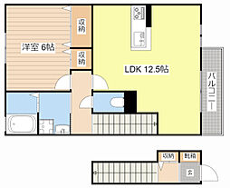 間取図画像 1LDK