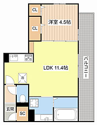 間取図画像 1LDK