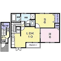 リバティーウインド 1SLDKの間取図画像