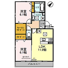 物件の間取り