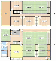 湖北町石川貸家 1階11LDKの間取り