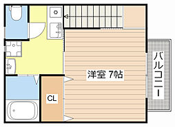 ウィークリーマンションまるなか 1Kの間取図画像