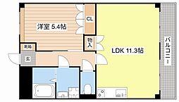 ＥＬ ＧＲＡＣＥ 2階1LDKの間取り