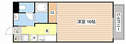 Zero 1Kの間取図画像