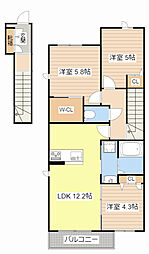 間取図画像 3LDK