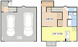ビバン・ハウス 1LDKの間取図画像