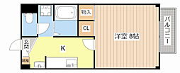 グラシアス・マコ 1Kの間取図画像