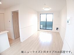 近江鉄道近江本線 水口駅 徒歩24分の賃貸アパート 2階2LDKのリビング/ダイニング