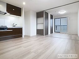 JR湖西線 堅田駅 徒歩8分の賃貸アパート 3階1LDKのリビング/ダイニング