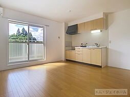 JR草津線 石部駅 4.3kmの賃貸アパート 2階1LDKのリビング/ダイニング