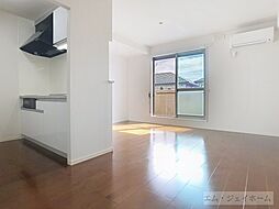 JR東海道・山陽本線 野洲駅 5.1kmの賃貸アパート 2階2LDKのリビング/ダイニング