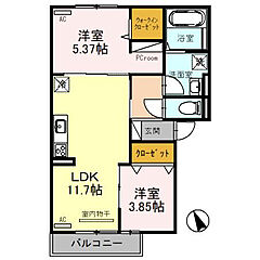 物件の間取り