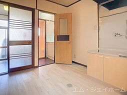 中小森 7 貸家 1 1階3Kのリビング/ダイニング