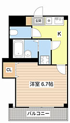 NaSu12 1Kの間取図画像