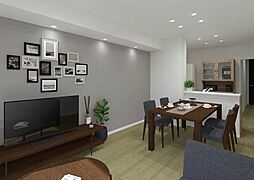 サン　ビレッジ 0205 2階2LDKのリビング/ダイニング