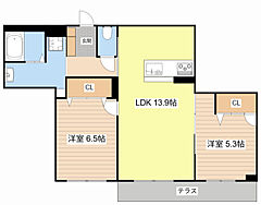 物件の間取り