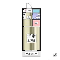 シャトール田口戸塚I 306 ｜ 神奈川県横浜市戸塚区下倉田町（賃貸マンション1K・3階・16.35㎡） その2