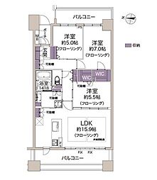 ステイツ茨木グランプレイス 3LDKの間取図画像