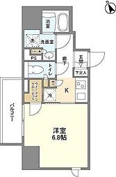 シェフルール新御徒町II 11階1Kの間取り