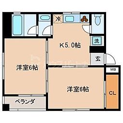 ファミール・コアメゾン 3階2Kの間取り