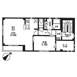 グランシャリオ千石 3階1LDKの間取り