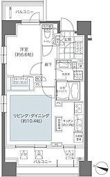 メゾンカルム本郷 3階1LDKの間取り