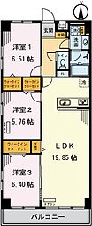 間取図画像 3LDK