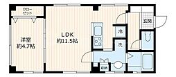 heightsbow正武 1LDKの間取図画像