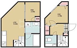 Room328 2DKの間取図画像