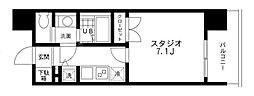 レジディア文京本郷 1Kの間取図画像